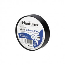 Cinta aislante electrica PVC Negra 19mm x 20m HANTUMS /200