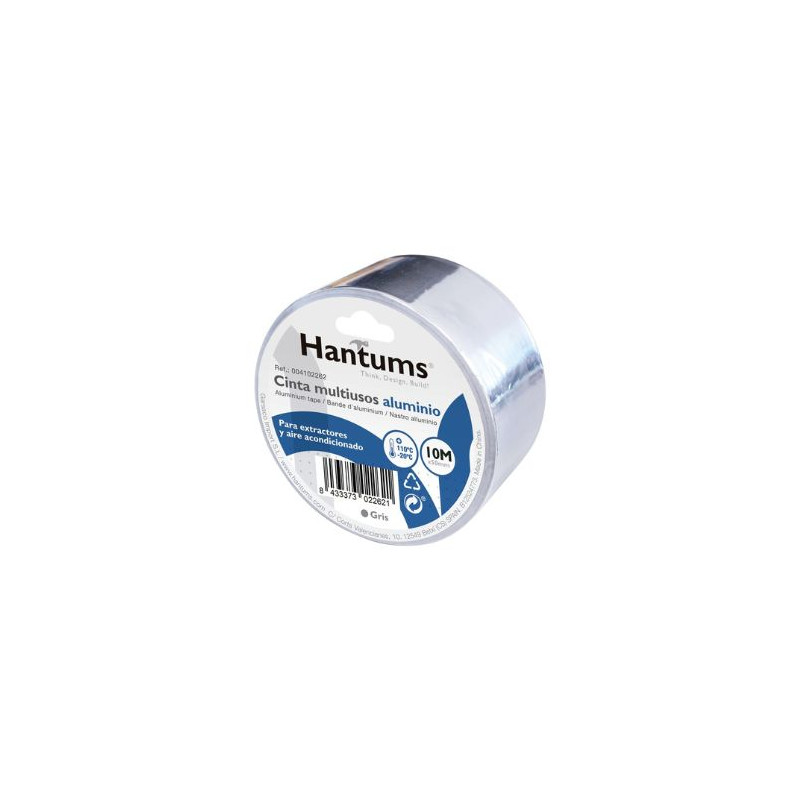 Cinta Aluminio multiusos 50mm x 10m HANTUMS C1/72