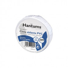 Cinta aislante electrica PVC Blanca 25mm x 20m HANTUMS C10/200