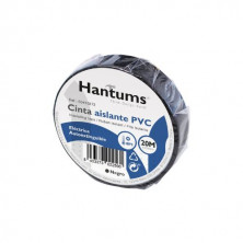 Cinta aislante electrica PVC Negra 25mm x 20m HANTUMS C10/200
