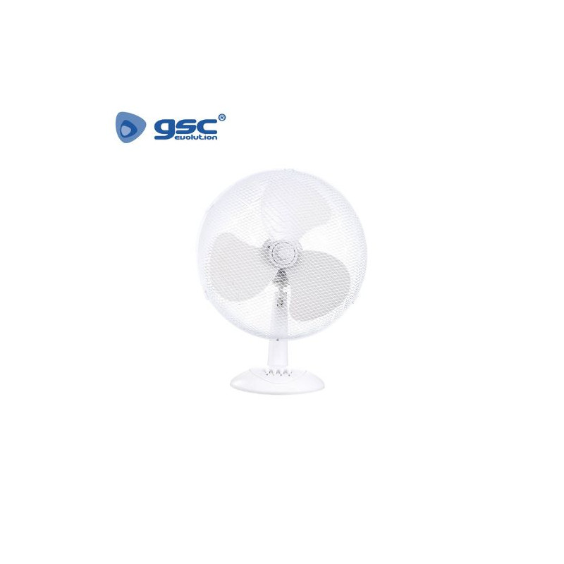 Ventilador de sobremesa 45W Diámetro 43cm Blanco GSC C1/1