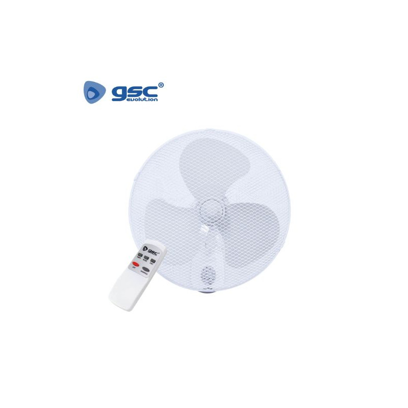 Ventilador de pared 45W 43cm con mando a distancia GSC C1/1