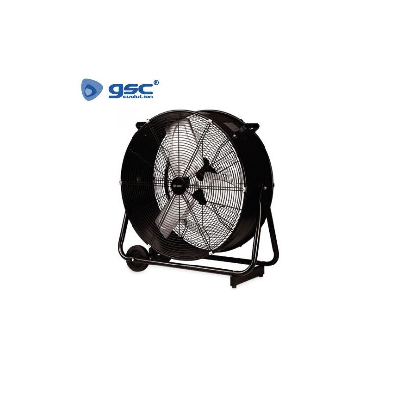 Ventilador metálico de suelo 250W Diámetro 70cm Negro Bampa GSC C1/1