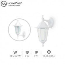 Farol jardin Hortus E27 IP44 60w Brazo reversible Polipropileno Blanco HomePluss GSC UUS