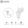 Farol jardin Hortus E27 IP44 60w Brazo reversible Polipropileno Blanco HomePluss GSC UUS