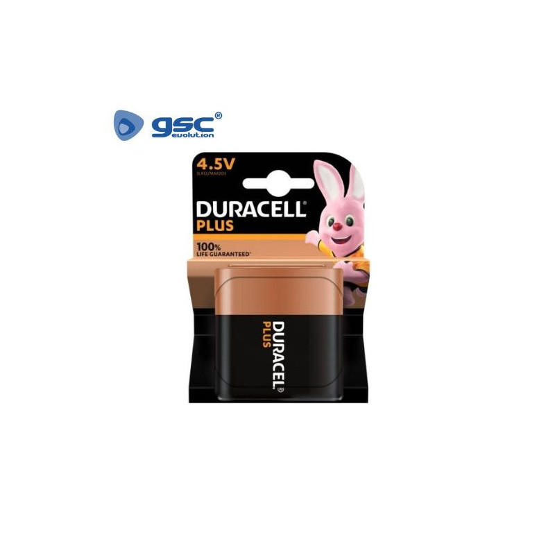 Pila Alcalina 4,5v petaca Plus Blíster 1 Pila DURACELL