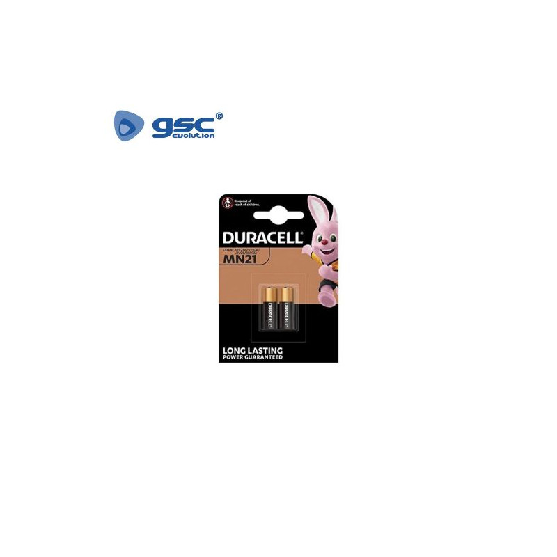 Pila Alcalina V23GA MN21 12v 3LR50 Blister 2 pilas DURACELL