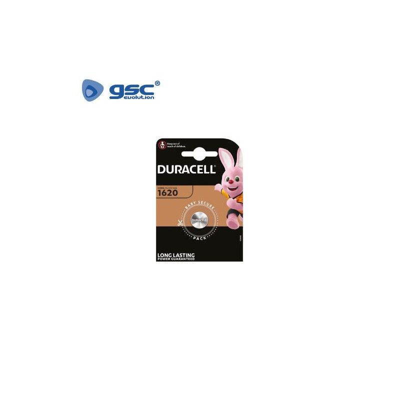 Pila Litio CR1620 3v Blister 1 pila DURACELL