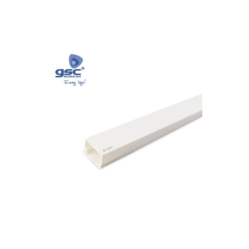 Canal Mini 16x16mm 2 metros Blanca adhesiva GSC C1/40