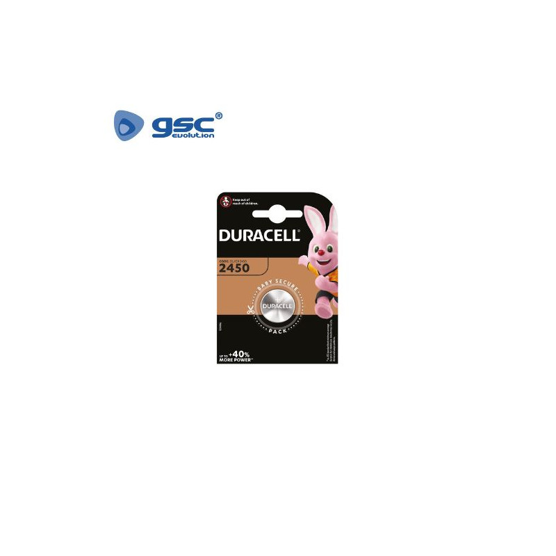 Pila Litio CR2450 3v Blister 1 pila DURACELL