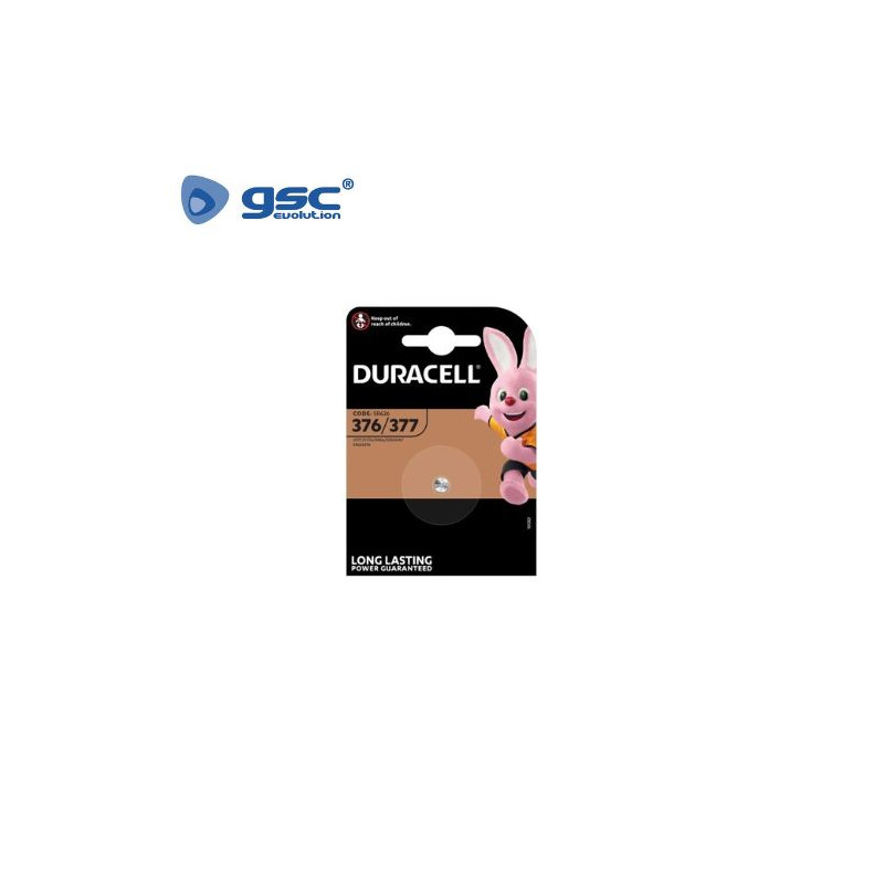 Pila Reloj SR 626 SW 377 1,55v Blister 1 pila DURACELL C10/100