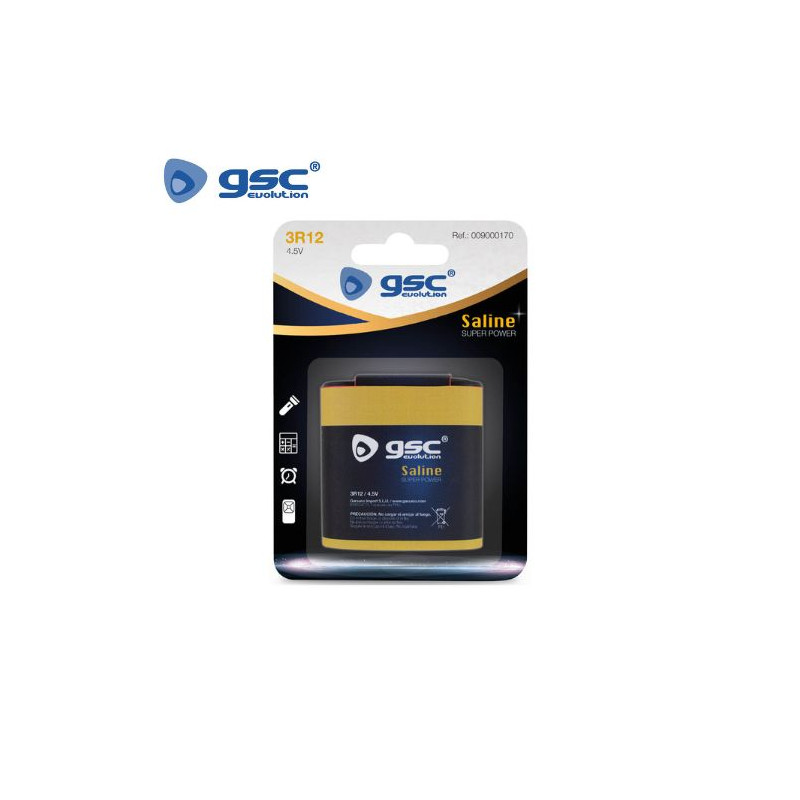 Pila Salina 4,5v petaca Blister 1 unidad GSC C12/72