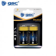 Pila Alcalina D LR20 1,5v Blíster 4 pilas GSC C6/36