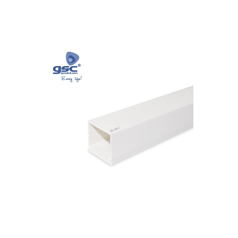 Canal Mini 60x40mm 2 metros Blanca GSC C1/8