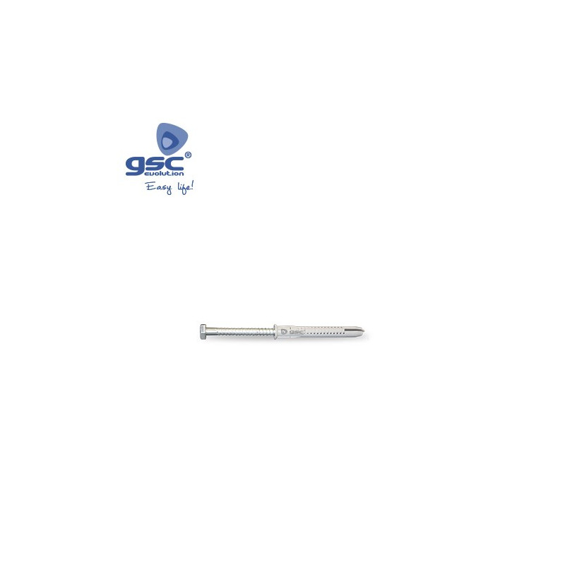 Tornillo con taco de Nylon 80 Diámetro 10 GSC