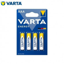 Pila Alcalina AAA LR03 1,5v Energy Blíster 4 pilas VARTA
