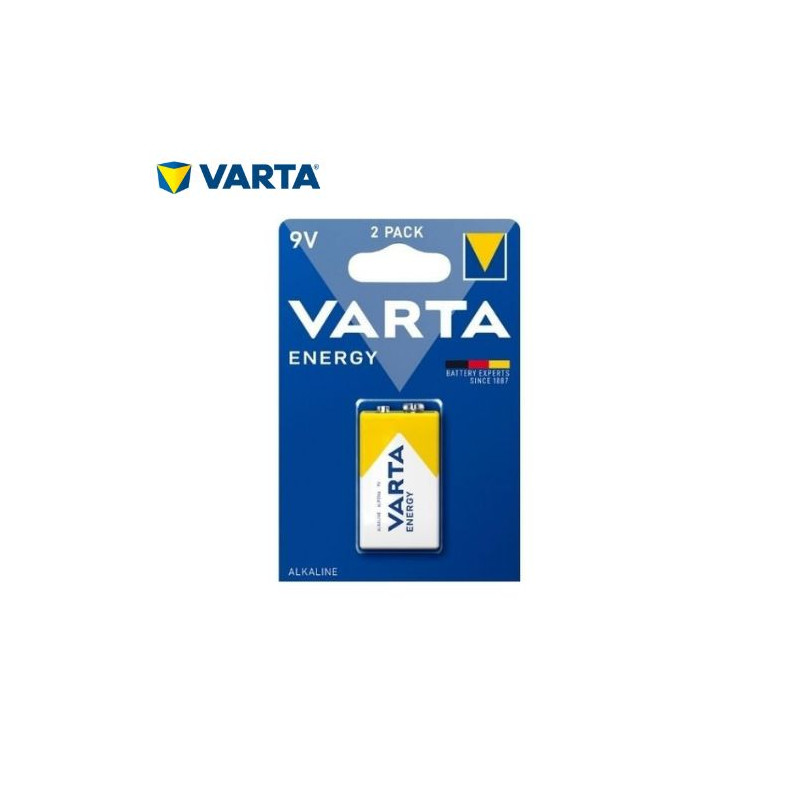 Pila Alcalina 9v 6LR61 Energy Blíster 1 pila VARTA