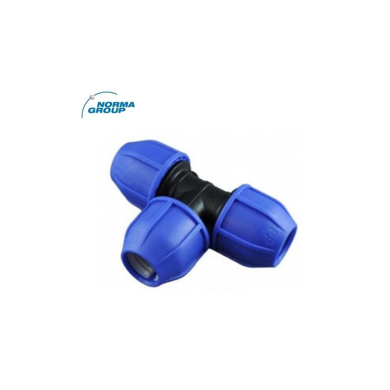 Fitting Te Dos Bocas Iguales 20 NORMA C10