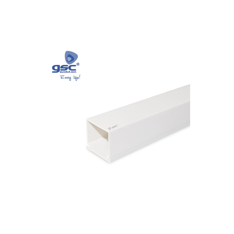Canal fijacion PVC 40x100mm 2M GSC C1/4