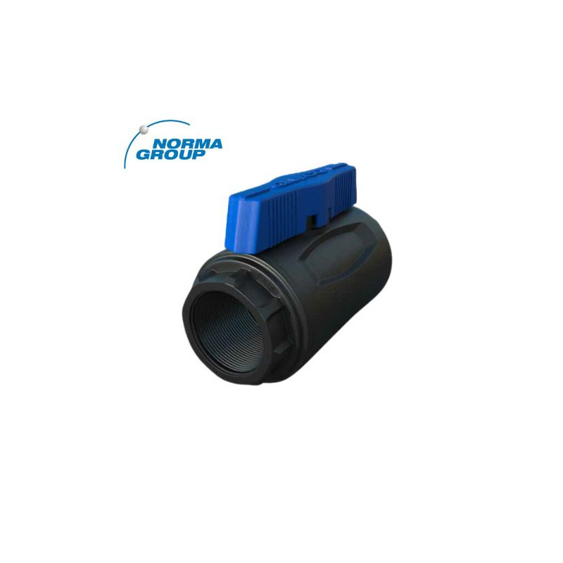 Válvula bola de nylon 25mmx1 Hembra - Hembra NORMA C1