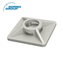 Base para brida de nylon con adhesivo 2E Blanca 4,8C/A Bolsa de 100 unidades Precio por unidad NORMA