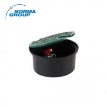 Arqueta redonda para válvula con válvula manual de 3/4 21-18cm NORMA C0