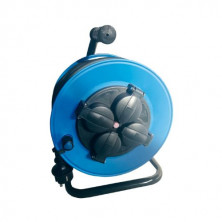 Enrollacables 25m 3x1,5mm 4 tomas Schuko profesional IP44 220V GSC C1/2