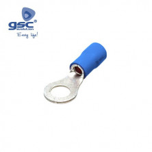 Terminal redondo preaislado de 5,3mm para cable de 2,5mm Azul Bolsa 50 unidades GSC