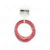 Cable textil 2,5m 2x0,75mm Blanco/Rojo GSC C1/35