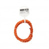 Cable textil 2,5m 2x0,75mm trenzado Naranja GSC C1/25