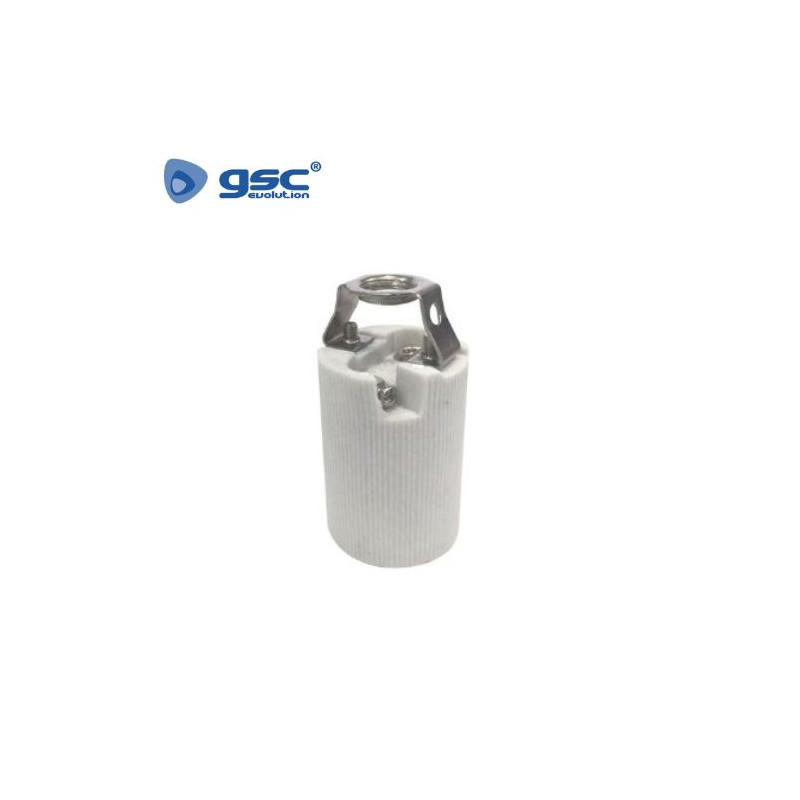 Portalámpara E14 Cerámico Blanco GSC C25/500