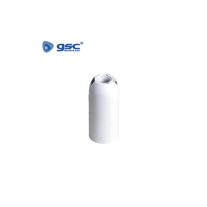 Portalámpara E14 Termoplástico Liso Blanco GSC C10/300