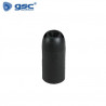 Portalámpara E14 Termoplástico Liso Negro GSC C10/300