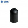Portalámpara E27 Termoplástico Liso Negro GSC C10/400
