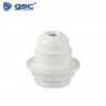 Portalámpara E27 Baquelita semiroscado Blanco GSC C16/256