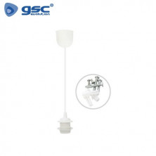 Lámpara colgante Serie Cuval E27 60w Blanca GSC C1/100