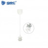 Lámpara colgante Serie Cuval E27 60w Blanca GSC C1/100