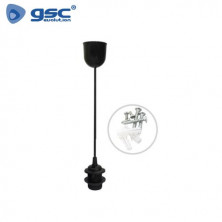 Lámpara colgante Serie Cuval E27 60w Negra GSC C1/100