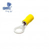 Terminal redondo preaislado de 6,5mm para cable de 4-6mm Amarillo Bolsa 50 unidades GSC