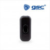 Interruptor de paso unipolar 6A 32x17.6x50mm Negro 220V GSC C10/1000