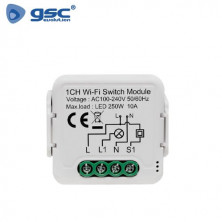 Interruptor WIFI inteligente 10A Blanco Shilok GSC C1/200