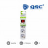 Adaptador Triple con interruptor Blanco TT 16A-220V TT GSC C10/50