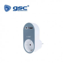 Adaptador Simple con tomas USB C + A GSC C10/50