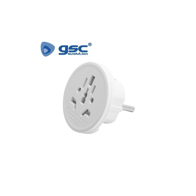 Adaptador Europeo Universal 10A 220V GSC C45/270