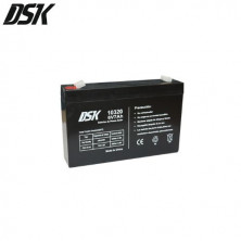 Batería de Plomo 6v 7 Ah (Largo 151 x Ancho 34 x Alto 94mm) DSK