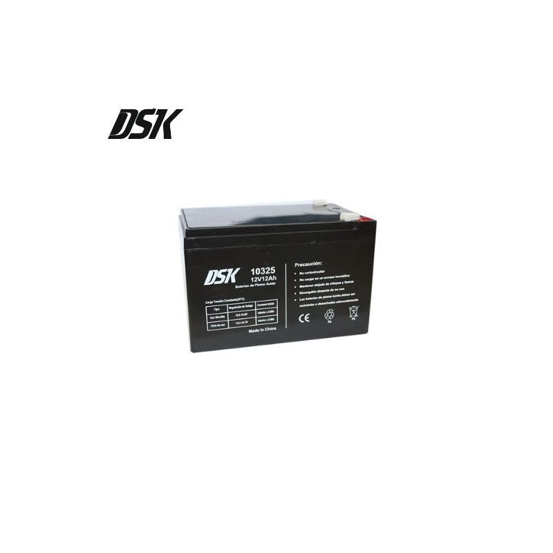 Batería de Plomo 12v 12 Ah DSK