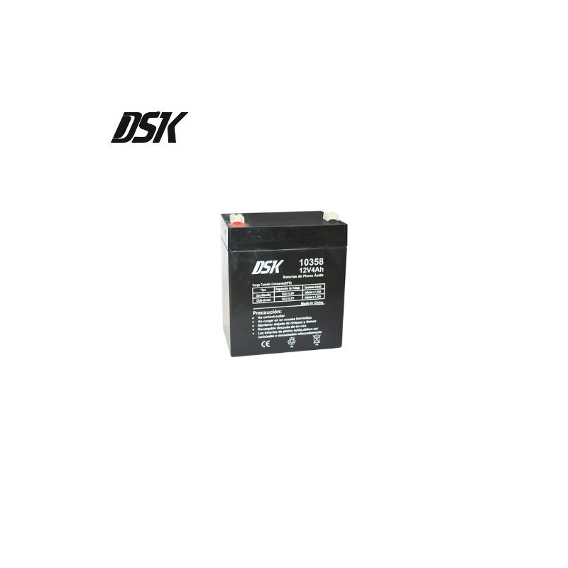 Batería de Plomo 12v 4 Ah DSK