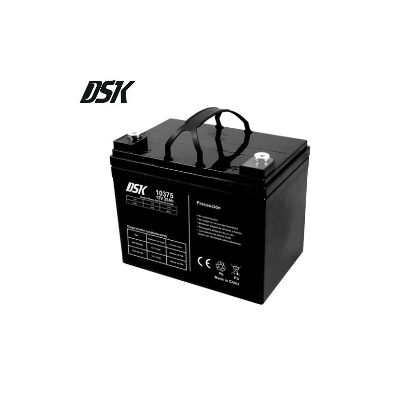 Batería de Plomo GEL indicado para movilidad Ciclo Profundo 12v 35Ah DSK