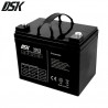 Batería de Plomo GEL indicado para movilidad Ciclo Profundo 12v 35Ah DSK