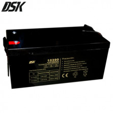 Batería de Plomo 12v 260 Ah GEL Ciclo Profundo (Largo 520 x Ancho 268 x Alto 220mm) DSK